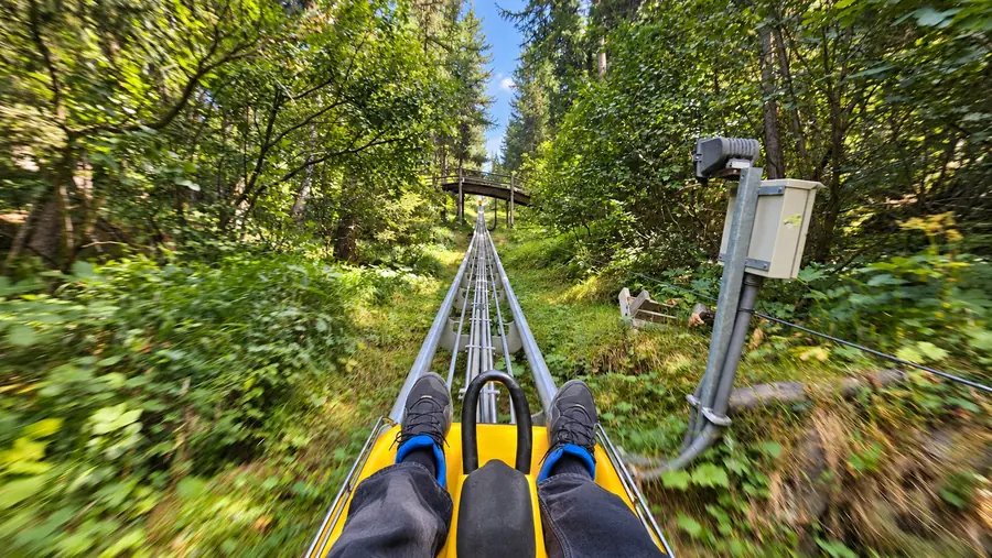 Mit dem Alpine Coaster
